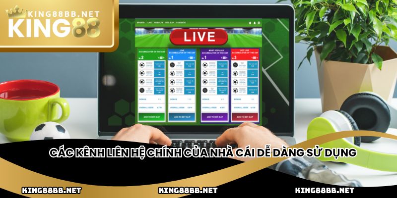 Các kênh liên hệ chính của nhà cái dễ dàng sử dụng