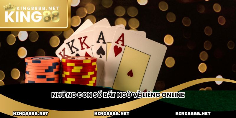 Những con số bất ngờ về liêng online
